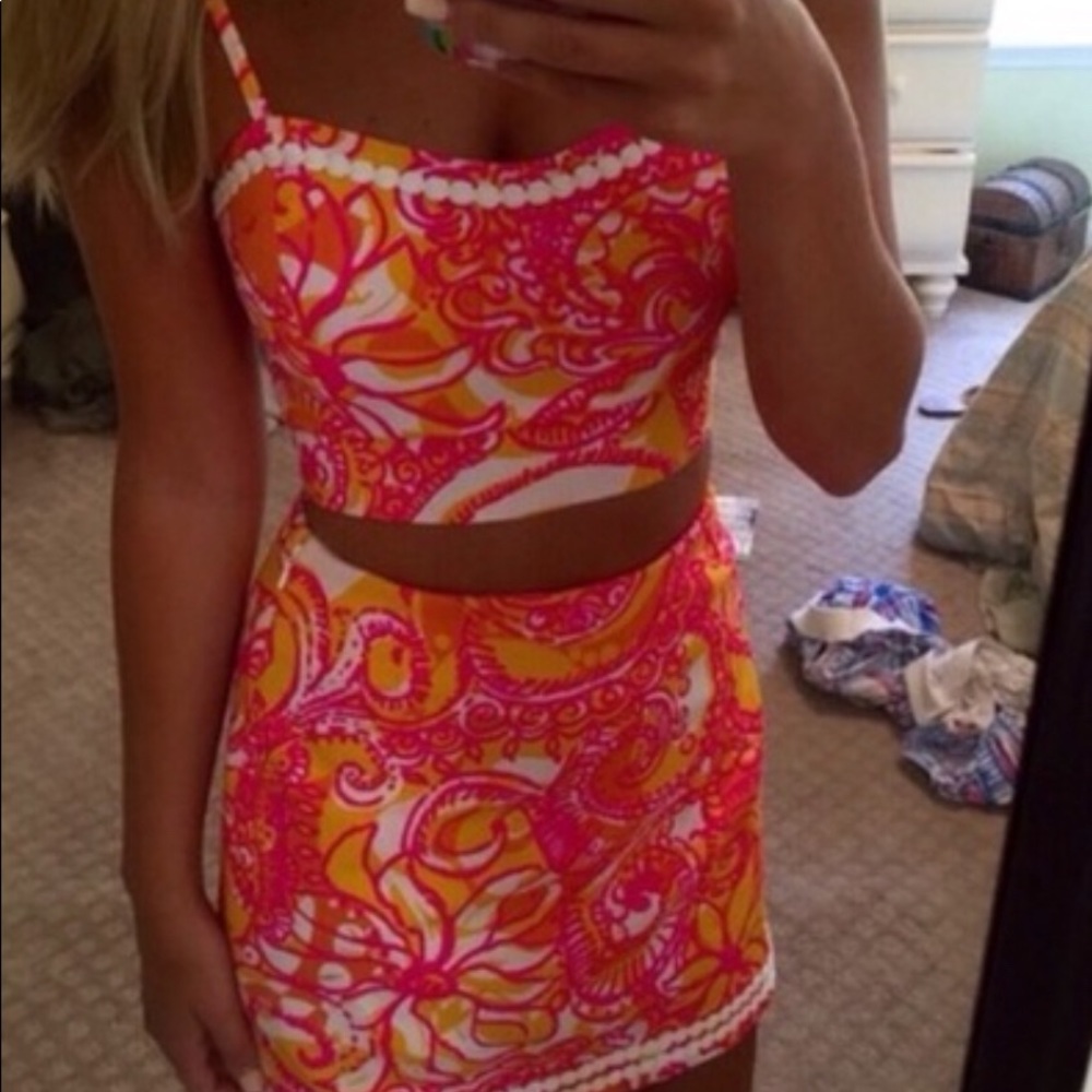 Rare Lilly Pulitzer 2 piece Marbella set